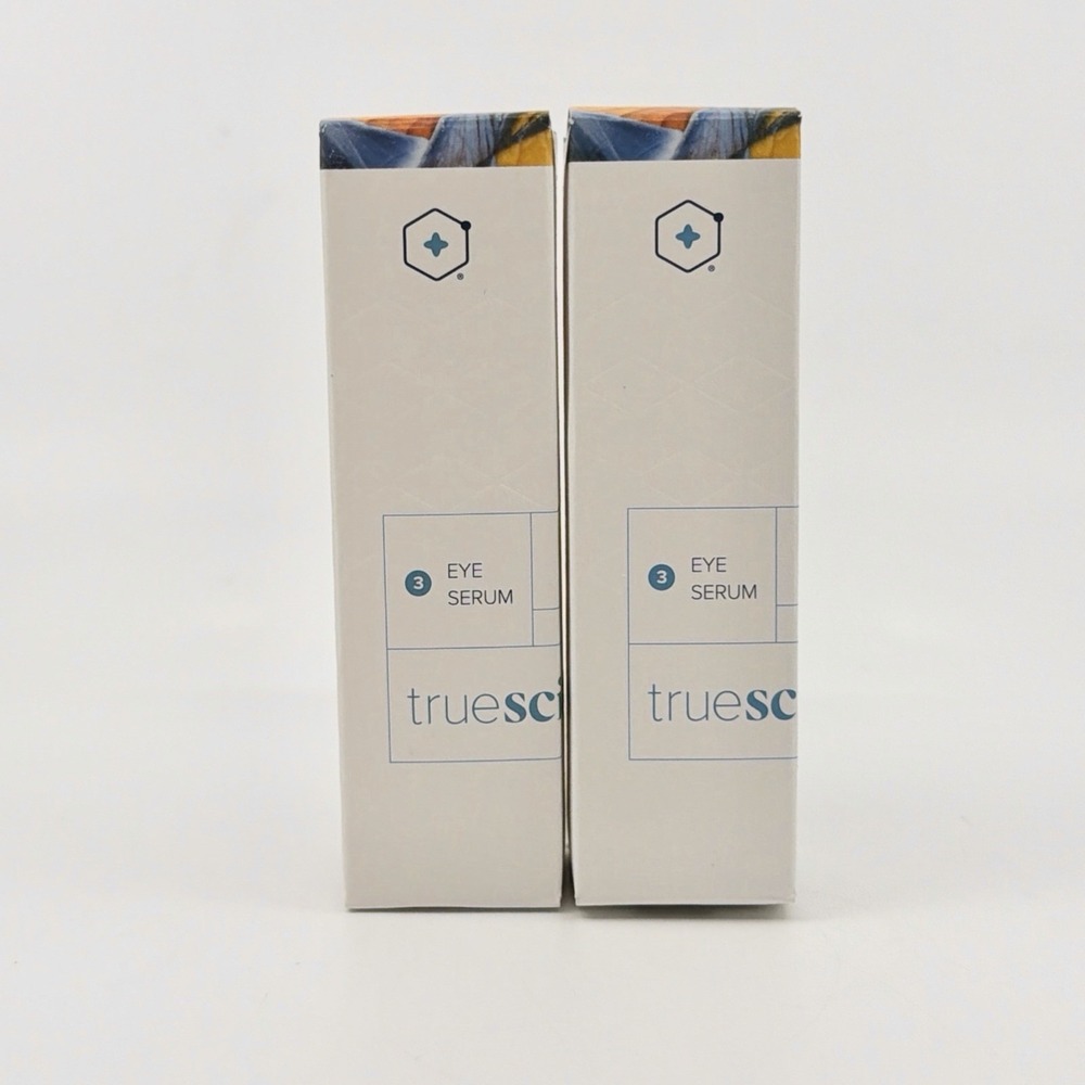True Science Anti Aging Eye Serum Step 3 Two Pack NEW SEALED SHIPS FREE Discont